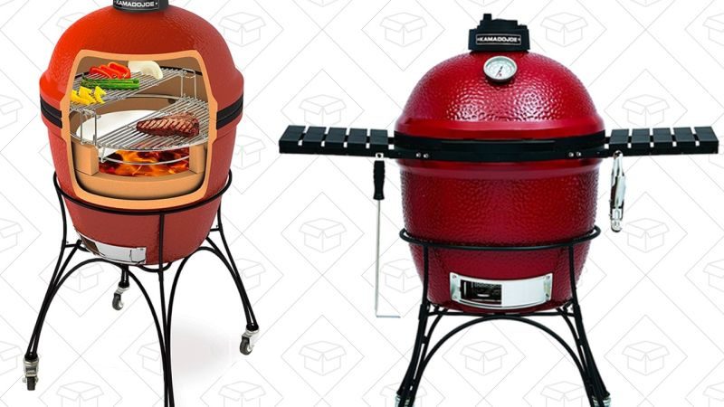 Kamado Joe KJ23RH Classic Joe Grill, 18", Red | $699 | Amazon